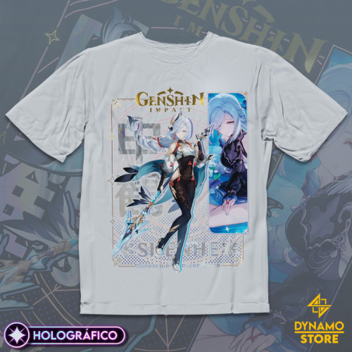 Shenhe - Genshin Impact - Polera Holográfica - MYTHRIL PRINT