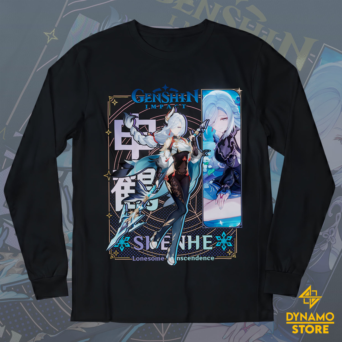 Shenhe - Genshin Impact - Polera Manga Larga - MYTHRIL PRINT