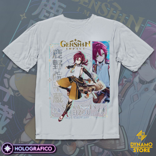 Shikanoin Heizou - Genshin Impact - Polera Holográfica - MYTHRIL PRINT