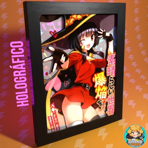 Megumin, KONOSUBA - Cuadro 3D