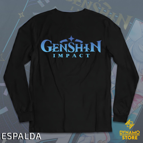 Sigewinne - Genshin Impact - Polera Manga Larga Holográfica - MYTHRIL PRINT