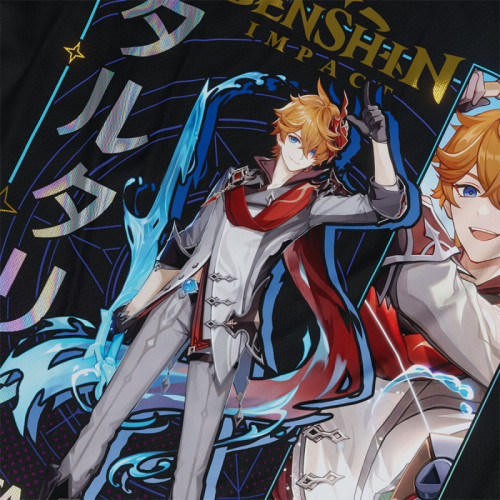 Tartaglia - Genshin Impact - Polera Holográfica - MYTHRIL PRINT