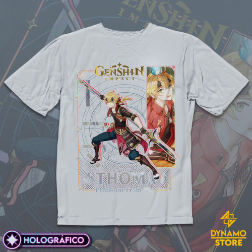 Thoma - Genshin Impact - Polera Holográfica - MYTHRIL PRINT