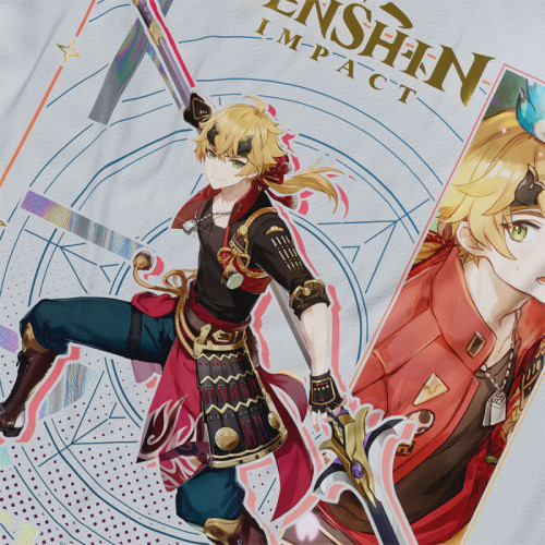 Thoma - Genshin Impact - Polera Holográfica - MYTHRIL PRINT