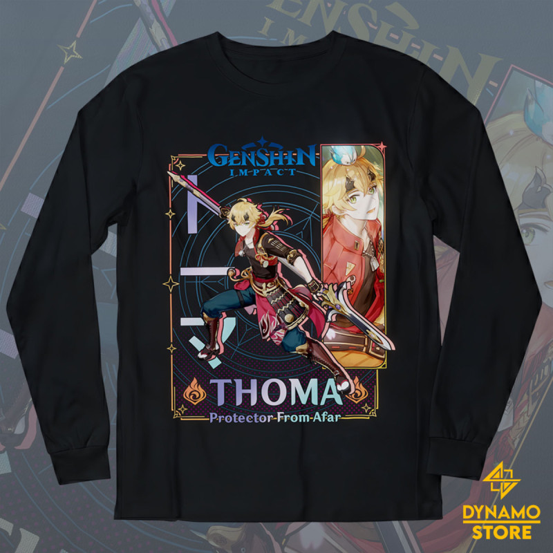Thoma - Genshin Impact - Polera Manga Larga - MYTHRIL PRINT