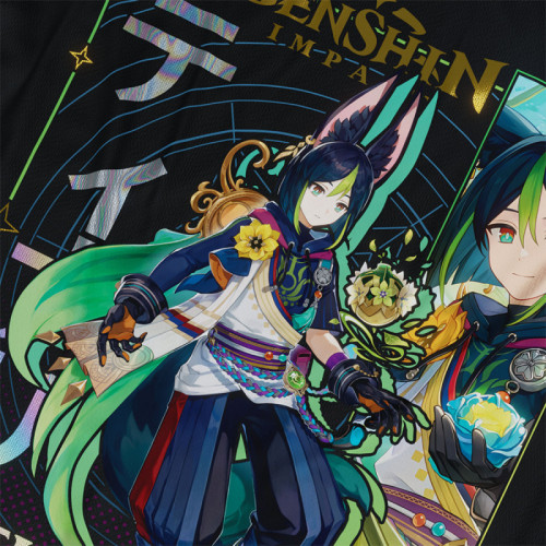 Tighnari - Genshin Impact - Polera Holográfica - MYTHRIL PRINT