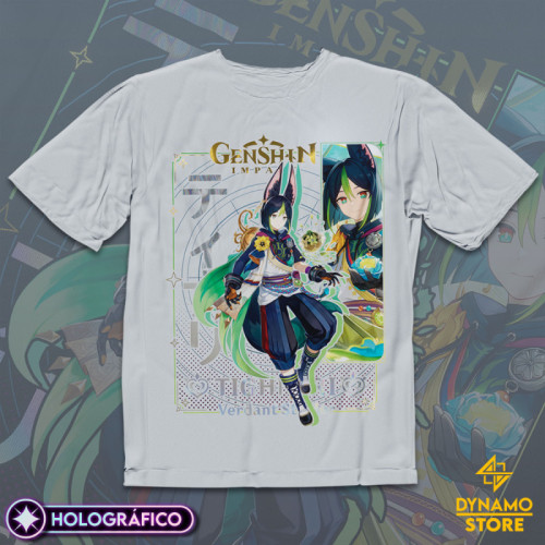 Tighnari - Genshin Impact - Polera Holográfica - MYTHRIL PRINT