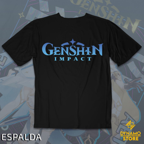Travellers - Genshin Impact - Polera Holográfica - MYTHRIL PRINT