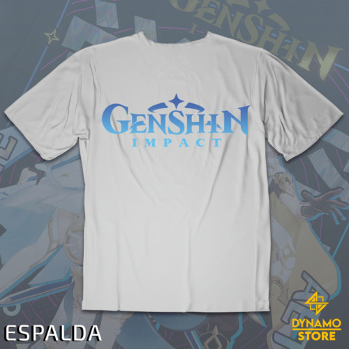 Travellers - Genshin Impact - Polera Holográfica - MYTHRIL PRINT