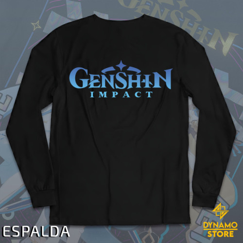 Travellers - Genshin Impact - Polera Manga Larga - MYTHRIL PRINT