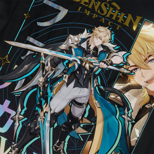 Varka - Genshin Impact - Polera Holográfica - MYTHRIL PRINT