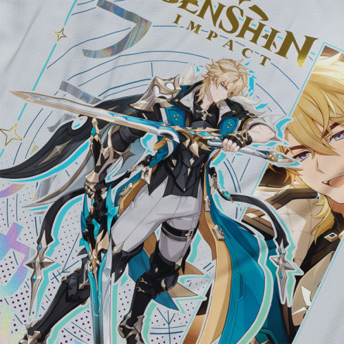 Varka - Genshin Impact - Polera Holográfica - MYTHRIL PRINT