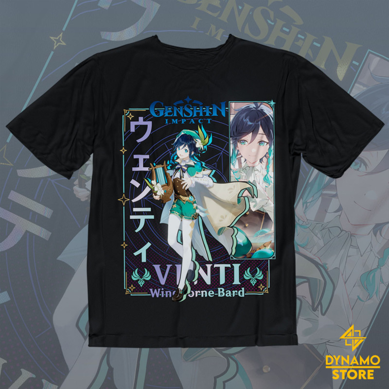 Venti - Genshin Impact - Polera - MYTHRIL PRINT