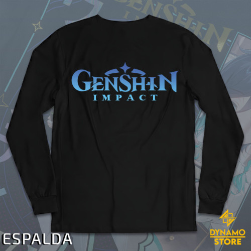 Venti - Genshin Impact - Polera Manga Larga Holográfica - MYTHRIL PRINT