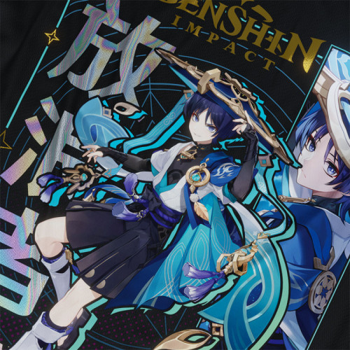 Wanderer - Genshin Impact - Polera Holográfica - MYTHRIL PRINT