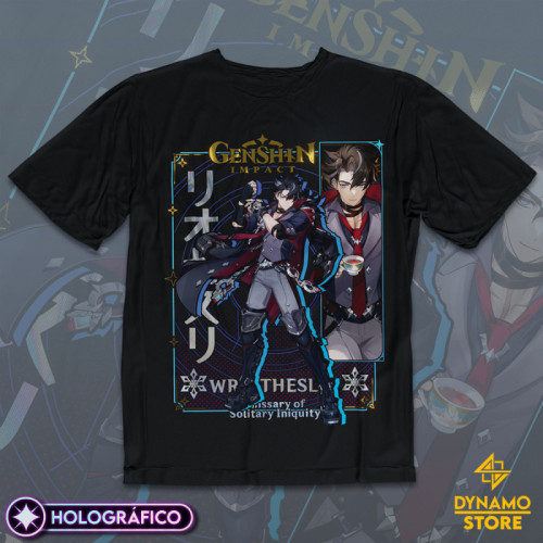 Wriothesley - Genshin Impact - Polera Holográfica - MYTHRIL PRINT
