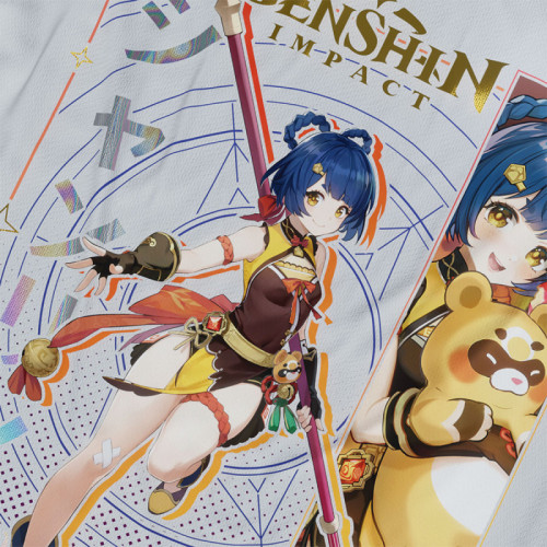 Xiangling - Genshin Impact - Polera Holográfica - MYTHRIL PRINT