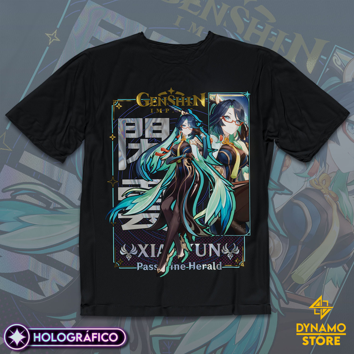 Xianyun - Genshin Impact - Polera Holográfica - MYTHRIL PRINT
