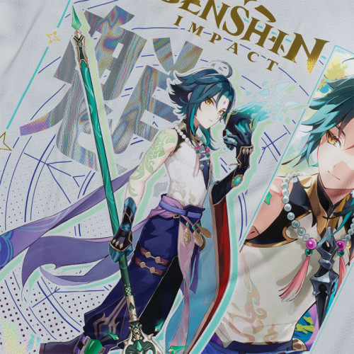 Xiao - Genshin Impact - Polera Holográfica - MYTHRIL PRINT