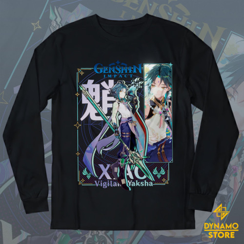 Xiao - Genshin Impact - Polera Manga Larga - MYTHRIL PRINT