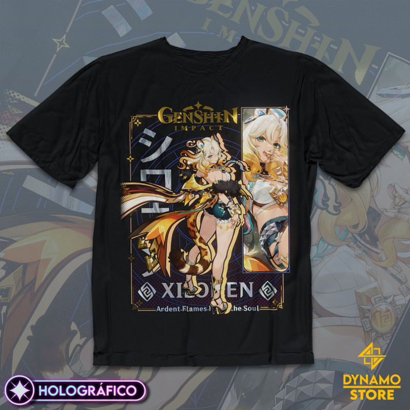Xilonen - Genshin Impact - Polera Holográfica - MYTHRIL PRINT