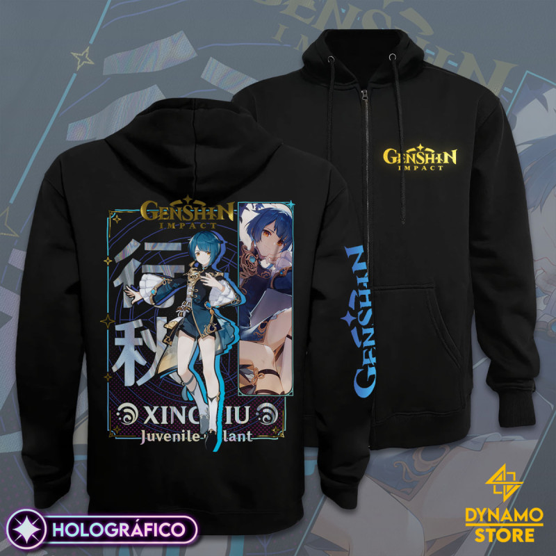 Xingchiu - Genshin Impact - Poleron Holográfica - MYTHRIL PRINT