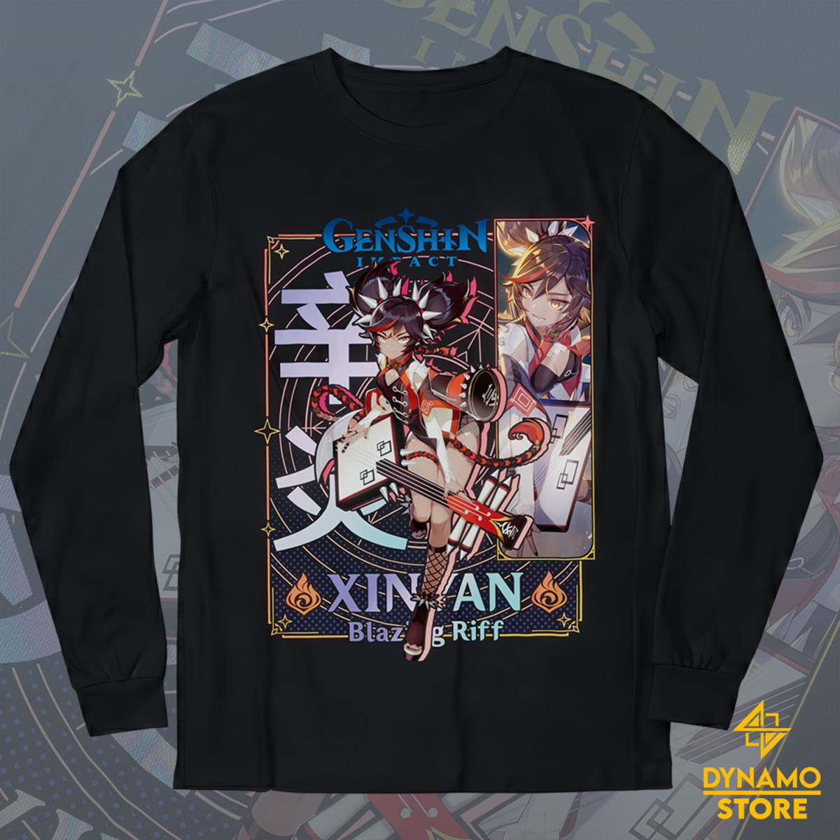 Xinyan - Genshin Impact - Polera Manga Larga - MYTHRIL PRINT