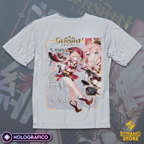 Yanfei - Genshin Impact - Polera Holográfica - MYTHRIL PRINT