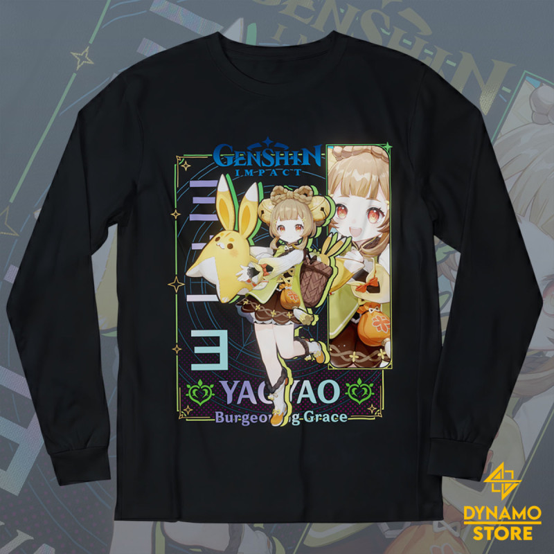 Yaoyao - Genshin Impact - Polera Manga Larga - MYTHRIL PRINT
