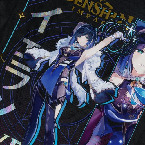 Yelan - Genshin Impact - Polera Holográfica - MYTHRIL PRINT