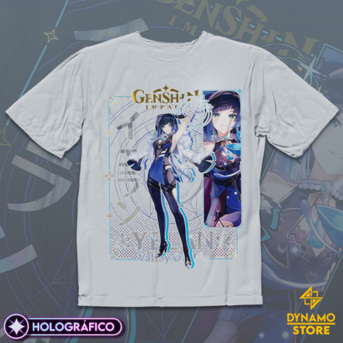 Yelan - Genshin Impact - Polera Holográfica - MYTHRIL PRINT