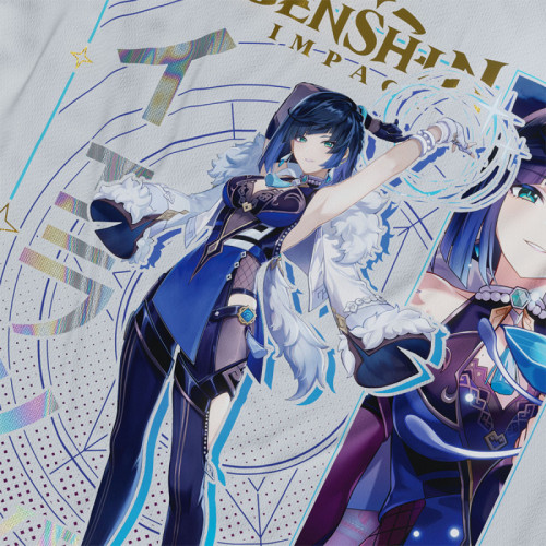 Yelan - Genshin Impact - Polera Holográfica - MYTHRIL PRINT