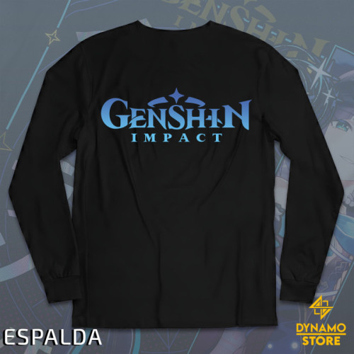 Yelan - Genshin Impact - Polera Manga Larga Holográfica - MYTHRIL PRINT