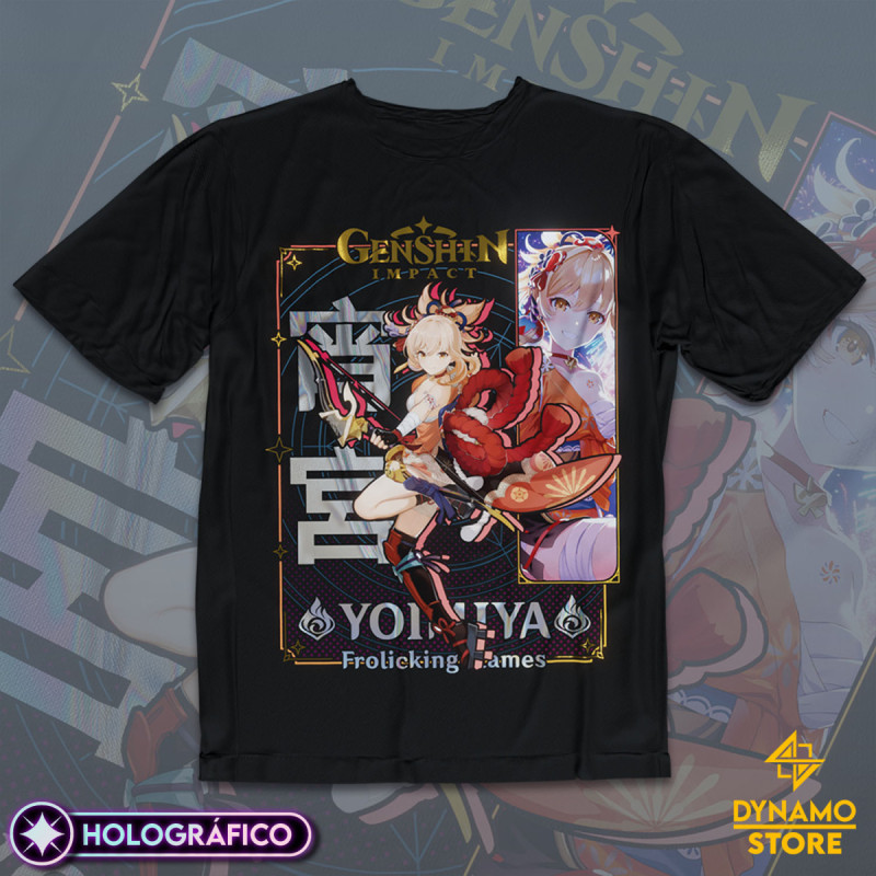 Yoimiya - Genshin Impact - Polera Holográfica - MYTHRIL PRINT