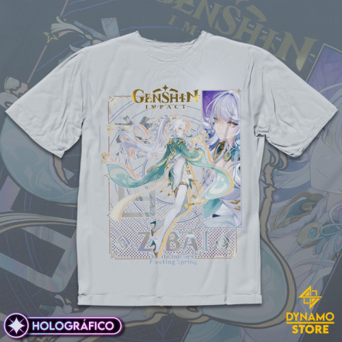 Zibai - Genshin Impact - Polera Holográfica - MYTHRIL PRINT