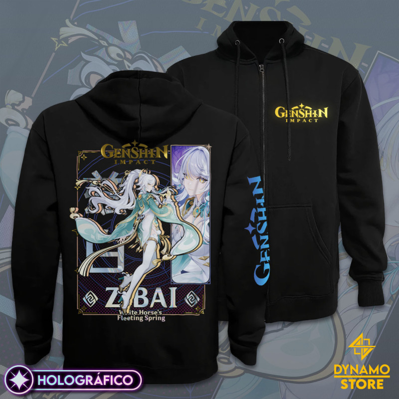 Zibai - Genshin Impact - Poleron Holográfica - MYTHRIL PRINT