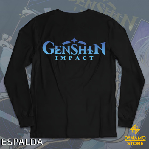Zibai - Genshin Impact - Polera Manga Larga - MYTHRIL PRINT