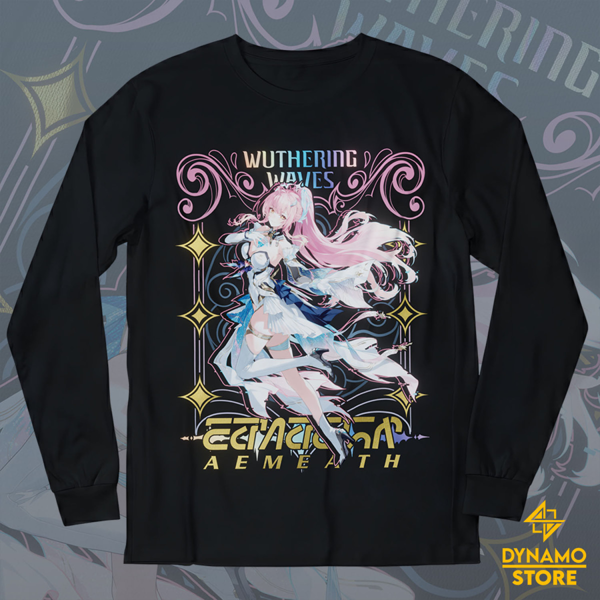 Aemeath - Wuthering Waves - Polera Manga Larga - MYTHRIL PRINT