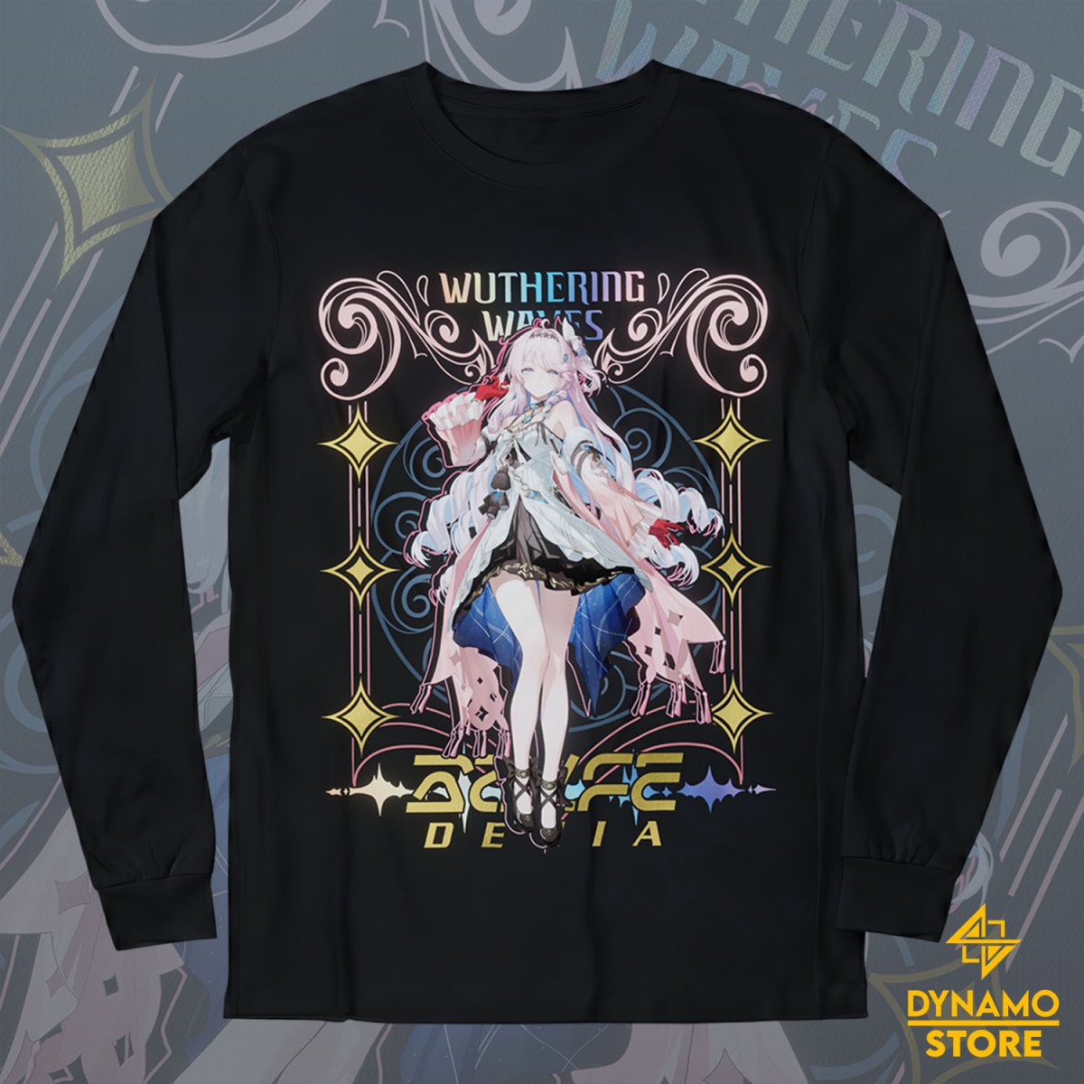 Denia - Wuthering Waves - Polera Manga Larga - MYTHRIL PRINT