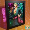 Zoro, One Piece - Cuadro 3D