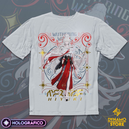 Hiyuki - Wuthering Waves - Polera Holográfica - MYTHRIL PRINT