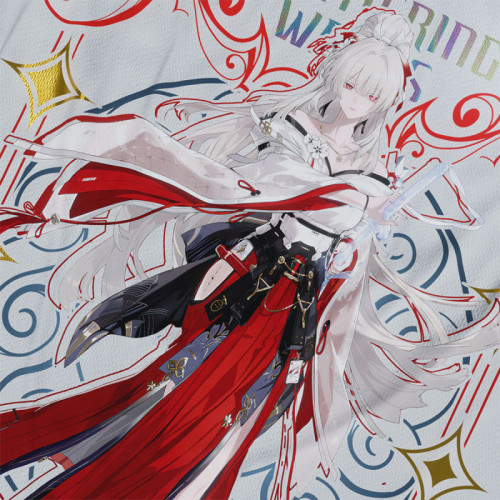 Hiyuki - Wuthering Waves - Polera Holográfica - MYTHRIL PRINT