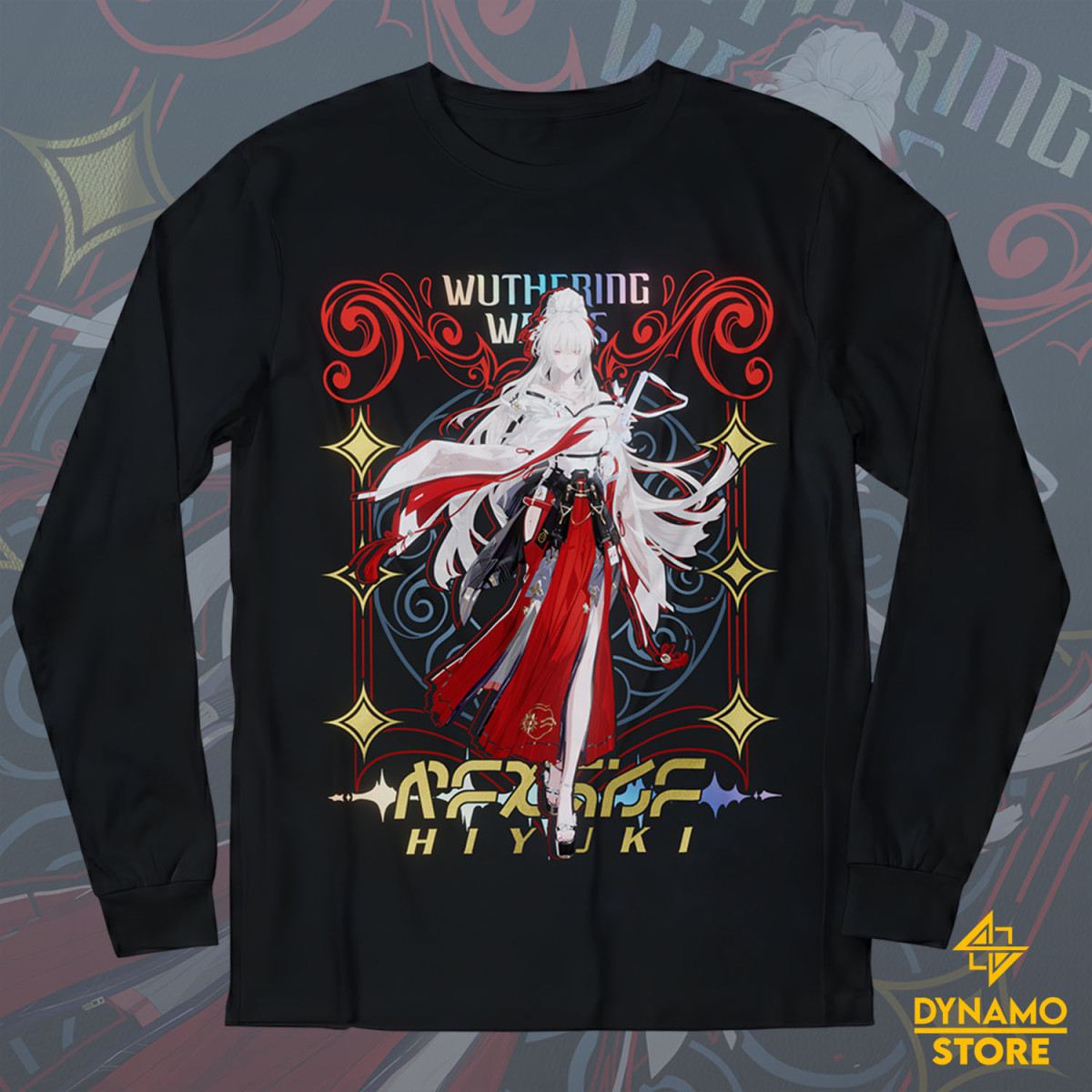 Hiyuki - Wuthering Waves - Polera Manga Larga - MYTHRIL PRINT