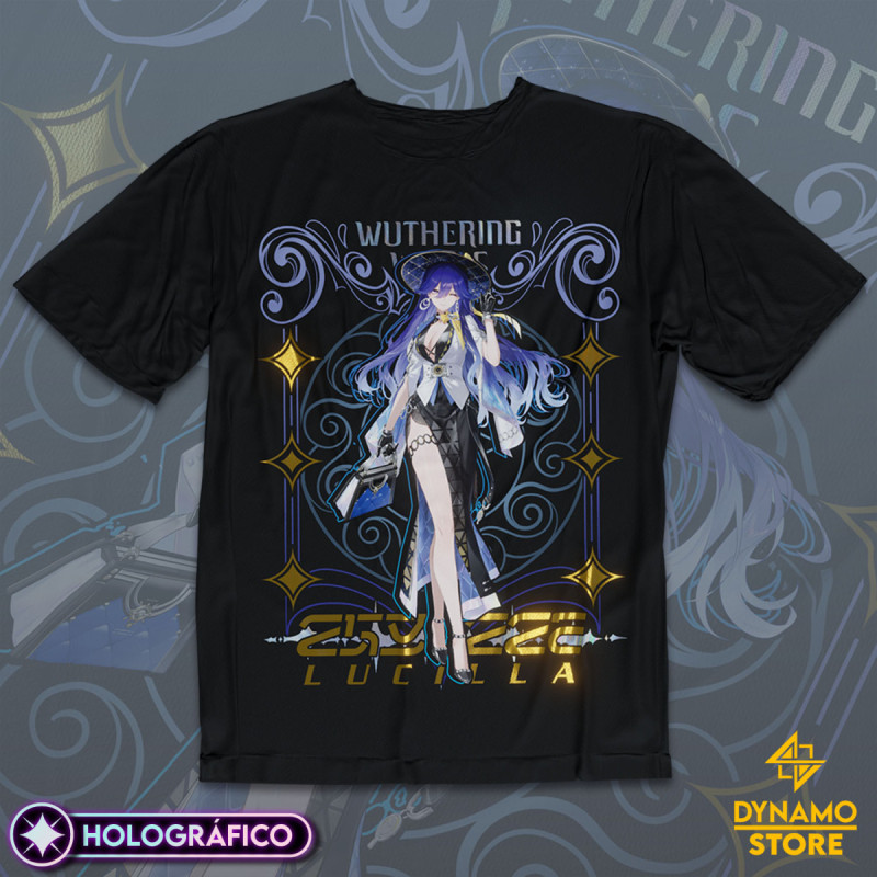 Lucilla - Wuthering Waves - Polera Holográfica - MYTHRIL PRINT