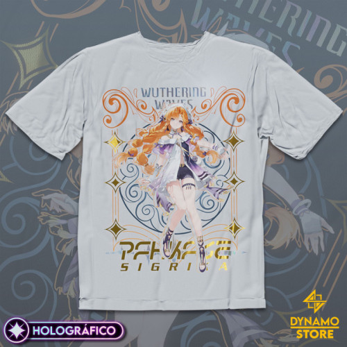 Sigrika - Wuthering Waves - Polera Holográfica - MYTHRIL PRINT