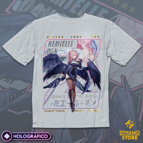 Remielle Dan Moonlight Whispers - Zenless Zone Zero - Polera Holográfica - MYTHRIL PRINT