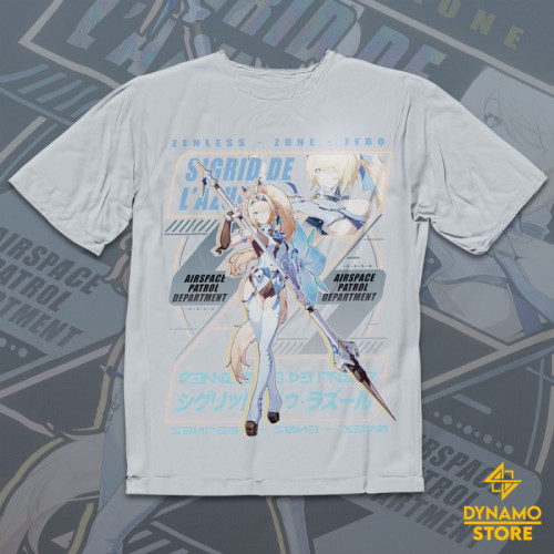 Sigrid de Lazur - Zenless Zone Zero - Polera - MYTHRIL PRINT