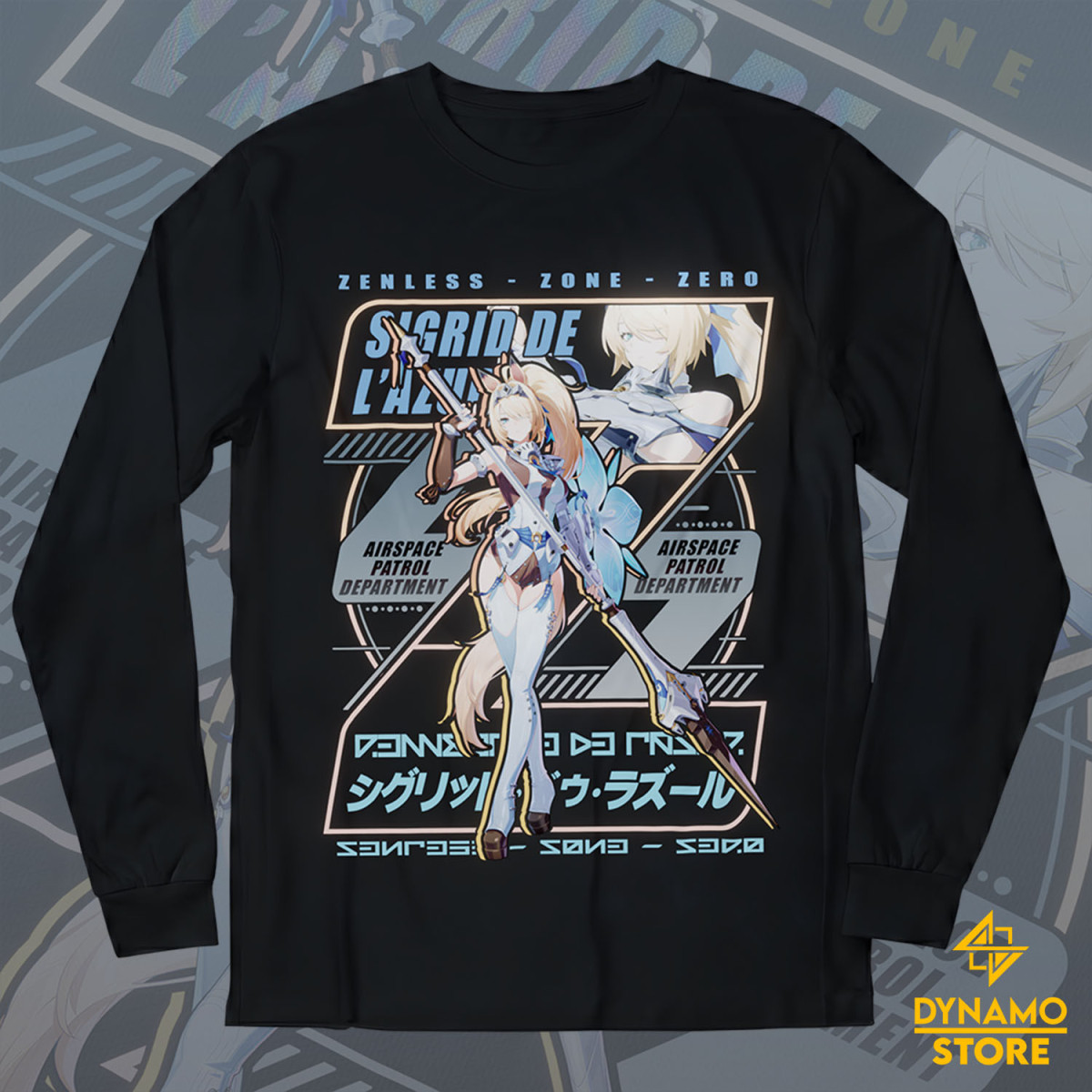 Sigrid de Lazur - Zenless Zone Zero - Polera Manga Larga - MYTHRIL PRINT
