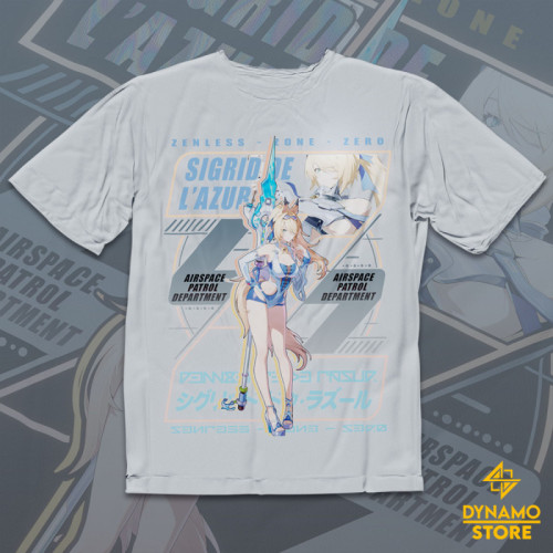 Sigrid de Lazur Majestic Wavechaser - Zenless Zone Zero - Polera - MYTHRIL PRINT