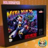 SNES Cover, Megaman X - Cuadro 3D